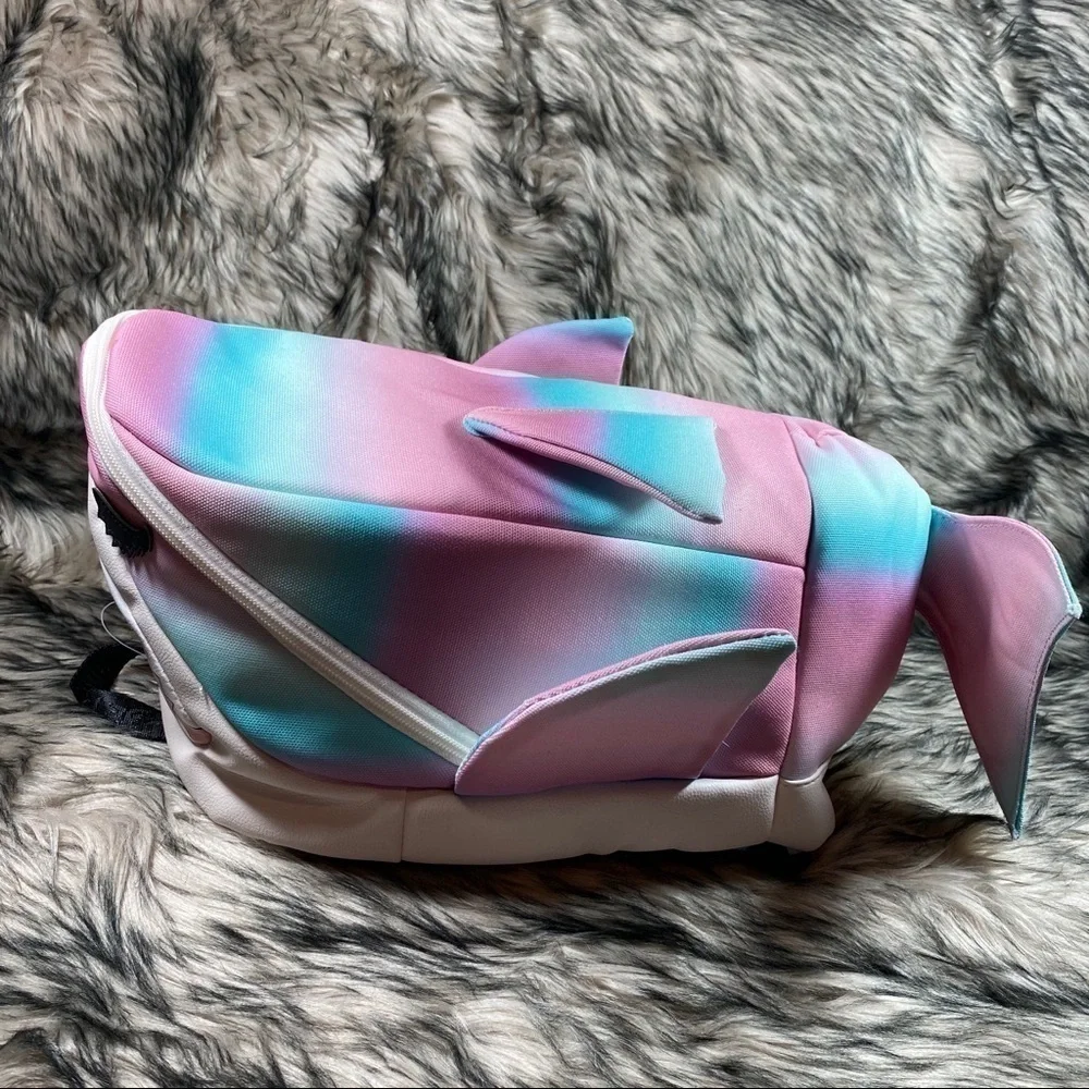 Baby Shark Backpack Sharkie pastel Pink Blue